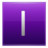 Letter I violet Icon